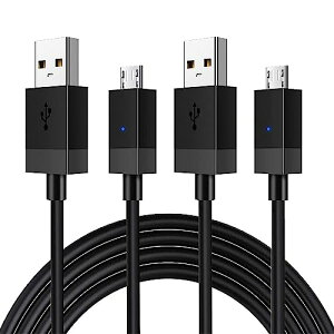 PS4 �R���g���[���[ microUSB �[�d�P�[�u�� / �f�[�^�P�[�u�� (2.75M / 2�{) PS4�[�d�P�[�u�� Xbox One �v���X�e4 slim / PS4 Pro���Ή� ��������