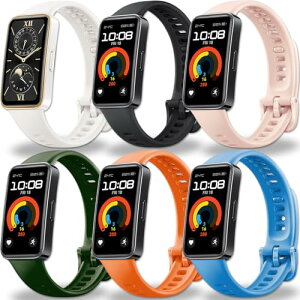 HUAWEI Band 10 / 9 / 8 �����o���h ���� �o���h �o���h �x���g �_�炩�� TPU�� �ʋC�� �h�� 6�F�Z�b�g ��������