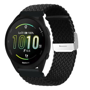 Garmin Forerunner 165/Forerunner 165 Music �����o���h 20mm �����x���g �T�C�Y���߉\ �ґg�o���h �i�C������ �e�͐� �L�k�� �_�炩�� �畆�ɂ₳���� �h�� �y�� �R���p�`�u�� �K�[�~�� �t�H�A�����i�[