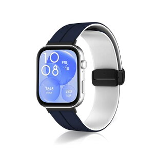 HUAWEI WATCH FIT 3 �o���h �V���R�� ���e�� HUAWEI�E�H�b�`�t�B�b�g3 �����o���h ���C �o�b�N���t�� �T�C�Y���߉\ �����x���g �R���p�`�u�� HUAWEI WATCH FIT 3 �o���h �u���[ / �z���C�g ��������