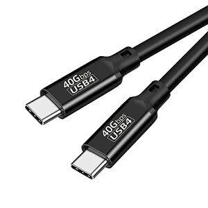 Thunderbolt 4 P[u 0.2m USB4 240Wo / 40Gbpsf[^] /8K@60Hz fo T_[{g 4P[u ϋvPVCf ʌ݊ X}[gtH ^ubg m[gp\R̃^Cvc@ (0.2m)