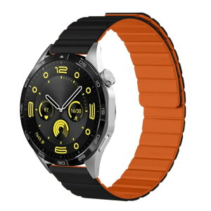 Huawei Watch 4/ GT 5 Pro / 5 / 4 46mm/ 4 Pro 48mm/ Ultimate 22mm �o���h ���C�t�� �V���R�� �_�炵�� �ւ��X�|�[�c�o���h �������߉\ �ϋv�� �����x���g �R���p�`�u�� Huawei Watch Buds/GT 3 46mm (�u���b�N/�I��