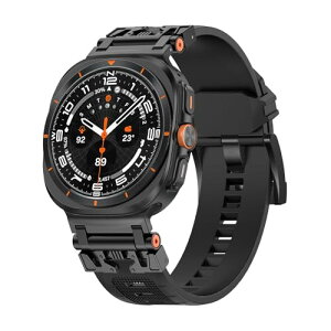 Galaxy Watch Ultra �����x���g 47mm �X�|�[�c�o���h �M�����N�V�[�E�H�b�` �E���g�� �o���h �^�� �ʋC�� �ϋv�� ���߉\ �y�� �_�炩�� �V���R���x���g Galaxy�E�I�b�` Ultra �x���g (�u���b�N ������