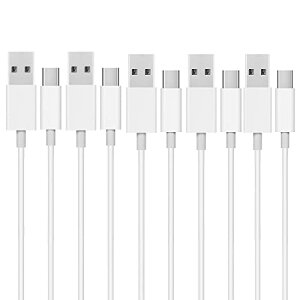 USB Type C P[u 2m 5{Zbg ^CvC (USB A to USB C)P[u ϋvPVCf 2.1A }[d f[^]X}[gtH ^ubg̃^Cvc@ɑΉ rfIo͔Ή (2m) 