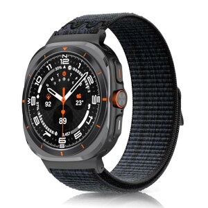 Galaxy Watch Ultra 47mm 交換バンド 伸縮性 替えバンド ナイロン素材 スポーツ ベルト 交換バンド 柔らしい 換えベルト 軽量 洗える 耐久性 交換ベルト Galaxy Watch Ultra 47mm対応 送料無料