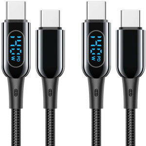  USB Type C P[u 140W / 5A 2{Zbg PD Type-C to Type-C }[d o̓XN[\ iC ^Cvc [dP[u iPhone 16 / 15 / 15 Pro / 15 Plus / 15 Pro Max MacBook Air / Pro 13'' iPad Mini 6 / Pro Swi