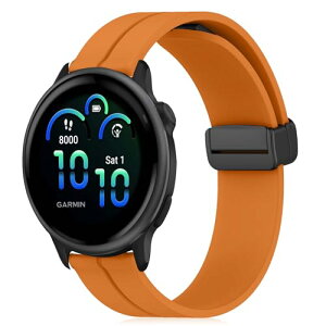 Garmin Vivoactive 6 �����o���h 20mm �o���h �V���R�� �}�O�l�b�g�t�� �X�|�[�c�o���h �ւ��X�g���b�v �����x���g �_�炩�� �����ȒP �j�����p Garmin Vivoactive 6 (�C�G���[ ) ��������