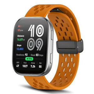 Amazfit Bip 6 �����o���h 22mm �o���h �V���R�� �}�O�l�b�g�t�� �X�|�[�c�o���h �ւ��X�g���b�v �����x���g �_�炩�� �ʋC�� �����ȒP �y�� �������₷�� �j���� Amazfit Bip 6 (�C�G���[ ) ��������