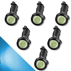 nCp[ 18mm 9W C[OAC LEDCg J[[^[TCN DRL fC^C jOCg tHOv ]Cg }[J[Cg 12V hiACXu[ 6PCSj 