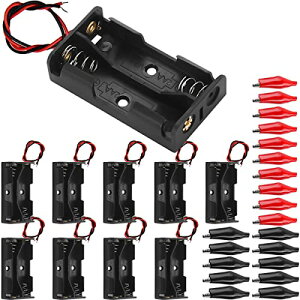 �P3 �d�r�P�[�X 2�{ 3V�o�b�e���[�z���_�[ 2x 1.5V AA�d�r �{�b�N�X LED���C�g�X�g���b�v�p ���[�h���t�� �o�b�e���[ �{�b�N�X �P�[�X �d�r �z���_�[ 10�� ��������
