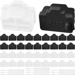 RJ45 LAN�|�[�g �R�l�N�^ �h�o �ی�J�o�[ �L���b�v lan�n�u �|�[�gCat7 Cat6e Cat5e �P�[�u�� �W���b�N�p RJ45 �v���O ���X �L���b�v �X�C�b�` TV �R���s���[�^�[�p 100 �� ��������