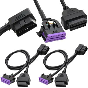 ���p OBD2 OBD II Y �X�v���b�^�[�����P�[�u�� OBD2 16 �s�� �I�X - �f���A�� OBD2 16 �s�� ���X �A�_�v�^�[ �R�[�h (50cm/19.7 �C���`) ��������