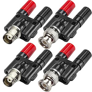 BNC IX X vO - 2X 4mm fA oii X WbN \Pbg oCfBO |Xg RF RlN^[ BNC oii A_v^[ IVXR[vp  Xvb^[ 4  