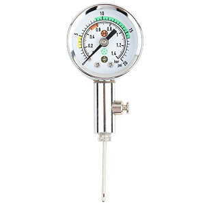 ̓Q[W {[p͌v {[vbV[Q[W ގ 4cm /1.6C` 0-1.4 bar / 0-20 psi͈ {[vbV[Q[W[_[ oXPbg{[tbg ~jGA[vbV