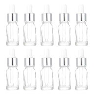 スポイト瓶 10ml スポイトボトル 透明 アロマ保存容器 ガラス製 アロマボトル スポイト付き アロマ瓶 精…