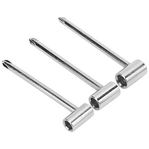 6.35mm �p�C�v�����` �Z�p�����` ���b�h�����`���b�h 7mm 8mm �g���X���b�h �l�b�N �ϖ��Ր� �̃l�b�N�̏C��(�V���o�[6.35MM + 8MM��3�Z�b�g) ��������