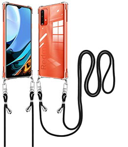 Xiaomi Redmi 9T �P�[�X �V�����_�[ �N���A Xiaomi Redmi 9T �X�}�z�P�[�X �V���I�~ Redmi 9T �J�o�[ �X�g���b�v�t�� TPU ���|�� �΂߂��� ��|���P�[�X ��|�� ���^ �y�� ���������\ ���O���\ ����