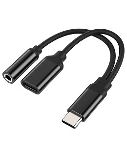^Cvc CzϊA_v^ (2in1)  イ[d  A_v^ 3.5mm WbN wbhtH ڑ P[uRlN^ hO DAC USB C I[fBI A_vApple IPhone15 Pro Max Plus ipad Pro Air