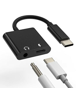 ^Cvc CzWbN ϊ (2in1)  イ[d  A_v^ 3.5mm wbhtH ڑ P[u RlN^ DAC USB C I[fBI A_v^[ Type-c Aux }[d҉ϊ@ 