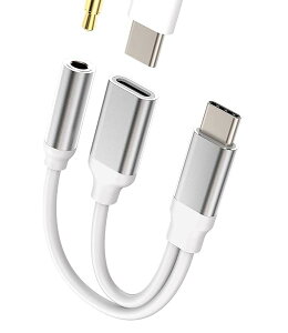 ^Cvc CzϊA_v^ (2in1)  イ[d  A_v^ hO DAC USB C 3.5mm WbN wbhtH ڑ P[u RlN^Apple IPhone15 Pro Max Ipad I[fBIA_v^[Type-c 