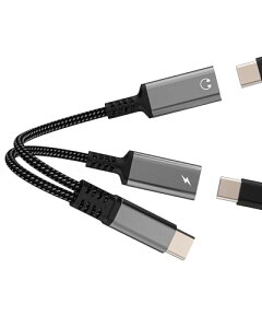 ^Cvc CzWbNϊA_v^ (2in1) USB C Type-C USB-CP[u TypeC DAC[d C^CvΉApple iPhone15 Pro Max iPad ΉSamsung[dUSBC A_v^[ AUXCtHXs[J[ X}