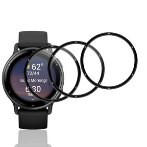�������� GARMIN vivoactive5 �t�B���� 3�� �K�[�~�� vivoactive 5 �ی�t�B���� PET������ �Y�f�@�� 3D�Ȗ� �J�o�[ �Ή� vivoactive 5 �t���ی�t�B���� �����ߗ� 3D�S�ʕی� �L�Y�h�~ ��U�h�~ �����x�^�b