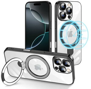 iPhone 16 Pro Max P[X NA MagSafeΉ Ot iPhone16ProMax Jo[ cΉ ԍڃz_[Ή ϏՌ TPU X}zP[X @\ CAX[dΉ  y ^ ACtH16 Pro Max P