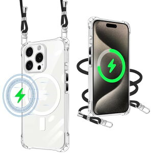 iPhone 16 Pro Max P[X NA MagsafeΉ }Olbg V_[ Xgbvt gуJo[ ϏՌ Sʕی ACtH16 Pro Max X}zP[X Rt  | |P[X TPU ^ y