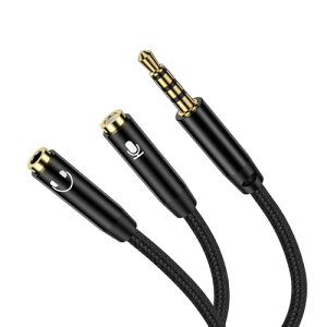 I[fBIzP[u 3.5mm 4 3 CzWbN  ϊ P[u IX to 2*X (wbhz+}CN) Hi-Fi I[fBIP[u 3.5mm ϊ Cz R[h wbhZbgϊ