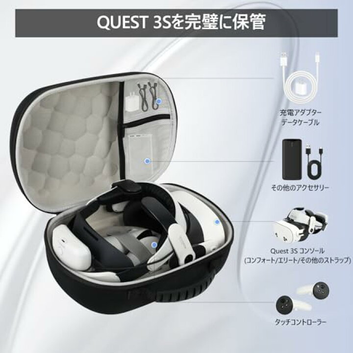 楽天市場】Meta Quest 3/Quest 3S メタクエスト3 / 3S ケース ハード 