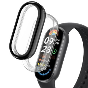 TPU �P�[�X �Ή� Xiaomi Smart Band 9 �S�ʕی� �ϏՌ� �����^ �y�� �ی� �P�[�X �J�o�[ (���� / ��) [2��] ��������