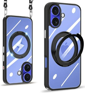 iPhone 16 P[X NA V_[ MagSafeΉ O 360°]X^h CX[dΉ iPhone16 Jo[ ϏՌ  ΂݂Ȃ ACtH16 X}zP[X | | ΂ߊ| Rt 