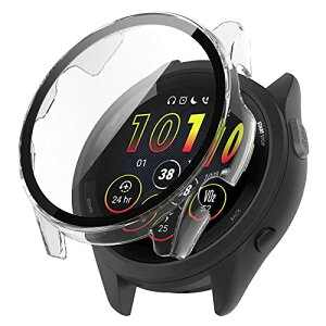 GARMIN Forerunner 255 / 255 Music �J�o�[ GARMIN Forerunner 255 / 255 Music �P�[�X �����^ PC+�K���X�f�� ��̌^ �S�ʕی� �����^ �����ȒP �ϏՌ� �����ߗ� �w��h�~ ���h�~ (�N���A) ��������