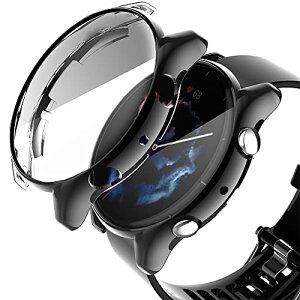 Huami amazfit GTR 3 / GTR 3 Pro Jo[ TPUSʕیP[X dCbLH ߗ Ռz wh~ y Amazfit GTR3 Pro P[X CAh~ EȒP (ubN) 