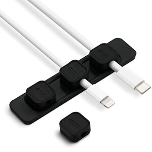 P[uz_[ }Olbg P[uNbv z  [ ԓ P[uI[KiCU[  ֗ObY CgjOP[u USB C / Micro USB P[u Ή Magnetic Cable Holder (Black) 