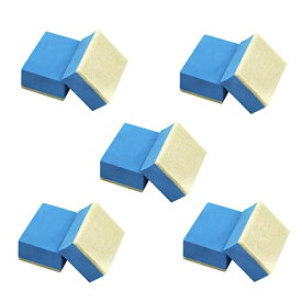 ウロコ取り スポンジ 車 ウロコ取り 車 洗浄 研磨 油膜取り ガラス 水垢 鏡 水垢 洗車スポンジ コンパウンド スポンジ (10個セット)