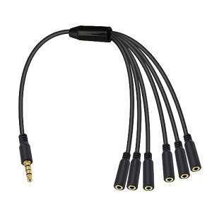 3.5mm I[fBIzP[u Cz P[u 4 TRRS (IX) (X*6) ϊP[u wbhZbgP[u Hi-Fi bLX}z / ^ubg / MP3 / ɑΉ 50cm 