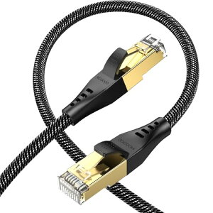 CAT8 LANP[u 2M JeS[8 40Gbps 2000MHz  bLRJ45RlN^ C[TlbgP[u PC [^[ Q[ R\[ Latpots f [^ PS4 XboxɑΉ 