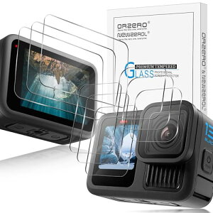GoPro HERO13 Black KXtB wʁ{t{Ye3 Sʕی [9Zbg] 0.26mm 2.5D ߗ dx9H CAh~ GoPro 13 tیtB 
