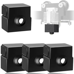 �V���R���J�o�[ 3D�v�����^�[ Ender-3 �q�[�^�[�u���b�N�V���R���J�o�[ 4�Z�b�g 3D�v�����^�[�V���R���\�b�N�X Ender 3 V3 SE �M�ی�V���R���X���[�u 3D�v�����^�[���i ���o�@�w�b�h�z�b�g�G��