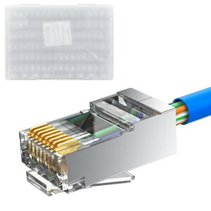 Cat 6A RJ45 W[vO 100 V[h (STP) OڒnRlN^ \bh܂̓cCXgS / FTPC[TlbgP[uɓKĂ 