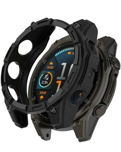 Garmin Fenix 8 یJo[ TPU ^ y fenix 8 43mm P[X ϏՌ ϋv jp Sʕی EȒP ANZT[ X|[cP[X ݊ K[~ fenix 8 Ή 43~ ubN AMOLED 