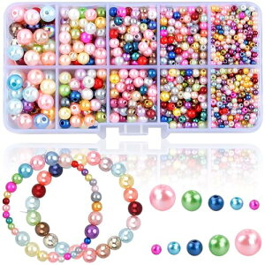 p[r[Y ͑^ 1760pcs Jtp[ ABSXg[gz[Eh ANZT[ ی^ J 3 / 4 / 5 / 6 / 8mm  DIYNtgޗ uXbg / lbNX / CO / y_