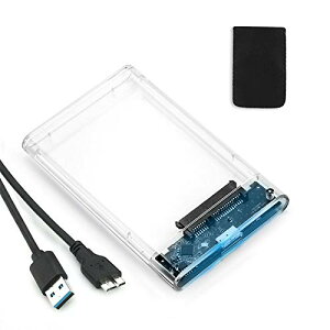 2.5C` HDD P[X USB3.0 SSD {bNX SATA III Otn[hfBXN 5Gbps f[^] UASPΉ V[Y |[^u SSD hCu P[X SATA USB ϊ{bNX lW&Hsv ȒPE Mac