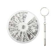精密 ネジ セット ネジの交換 修理キット メガネ修理 腕時計修理 時計 工具 セット ミニドライバー付き (…