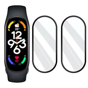 Xiaomi Smart Band 8/Band 7 tB VI~ X}[goh8/7 یtB PET Yf@ 3DȖʃJo[ ߗ x^b` wh~ Ռz z CAh~ Xiaomi Mi band 8 / band 7 t