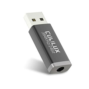 USB Cz A_v^ [384KHz/24-bit DAC] USB A - 3.5mm TRRS 4 ~j wbhtH WbN ϊ RlN^ PC m[gp\R PS4/PS5Ή 