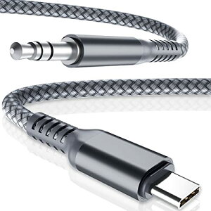 Type C to 3.5mm Aux A_v^[ AUX[q I[fBI XeI P[u ^CvC ϊ AUXP[u Samsung Galaxy Z Fold 5 Flip 5 S22 S23 Ultra/Note 20 10 Plus iPad Pro Pixel 5 4 3 2 XL iPhone 16 15ȂǑΉ (1.2M O[) 