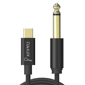 USB CM^[P[u yp^CvC - 6.35mmIXϊR[h iPhone 16/15 iPad Pro 13/12.9/11 iPad Air 13/5th/4th iPad 10 Samsung S25/S24/S23/S22 Pixel 9/8/7/6 Pro AndroidX}z MacBook PCɑΉ 2M