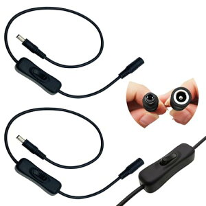 DCP[u ԃXCb` 2  DCdCCP[u 5.5x2.5mm Cgo[ e[uv ̑ DC dRlN^ɍœK